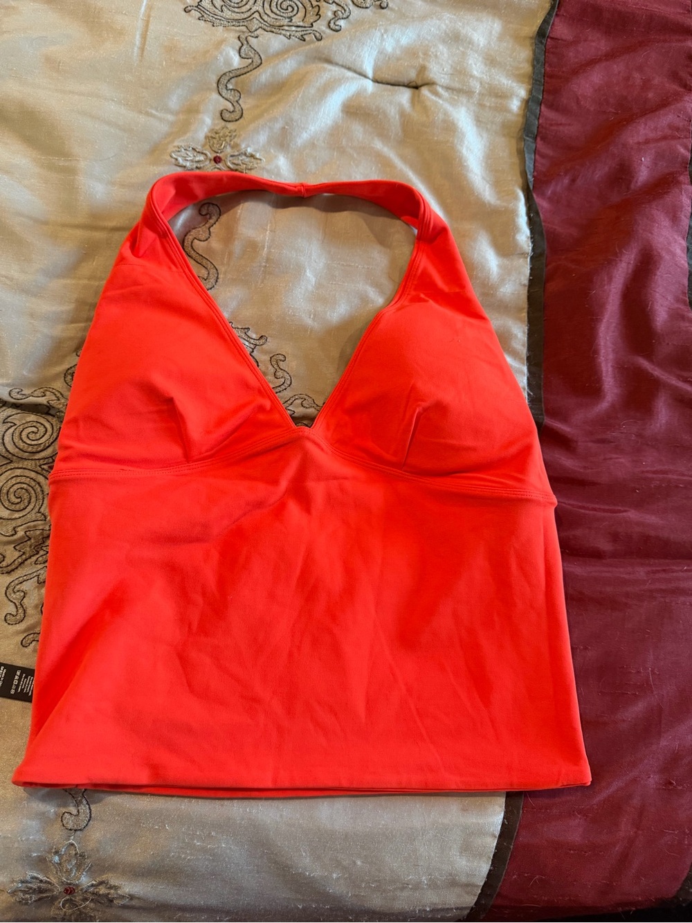 Fashion Nova Bright Red Halter Top NWT Size XL